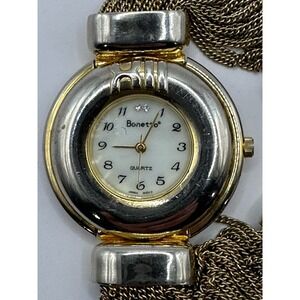 Bonetto Womens Watch Vintage New Battery 35MM 7" Y